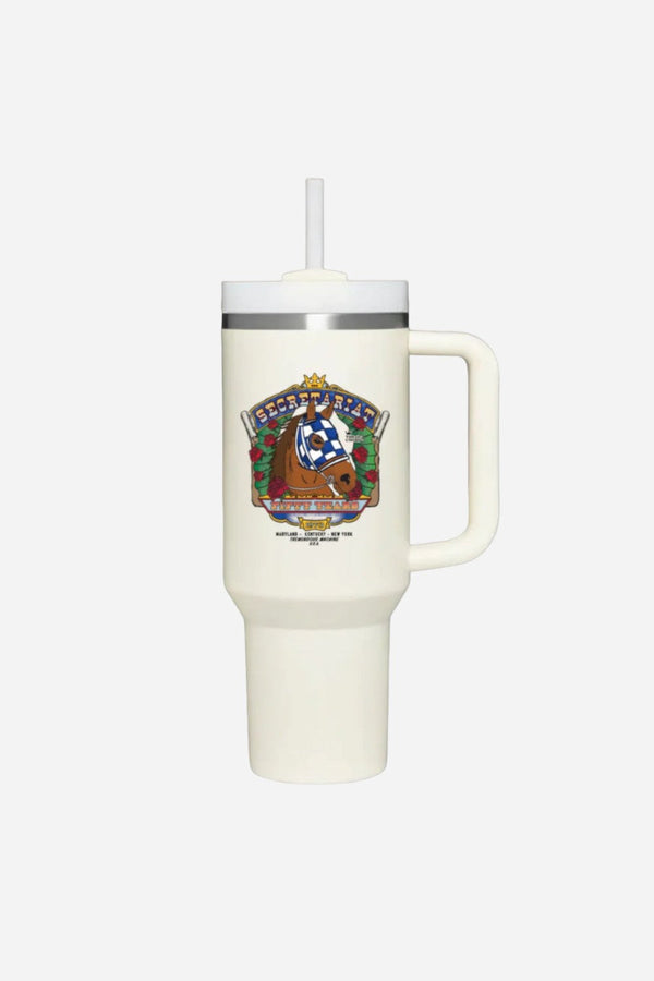 Secretariat Grateful Red Tumbler in Ivory Sandtrack, 40 oz.