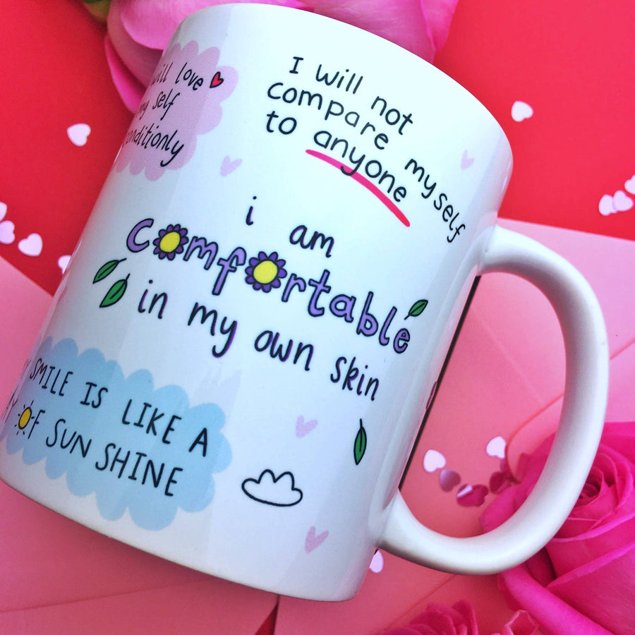 Self Love, Self Care, Motivational Mug – back view