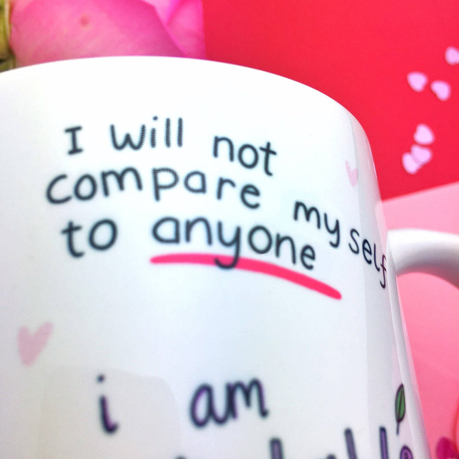 Self Love, Self Care, Motivational Mug – side view
