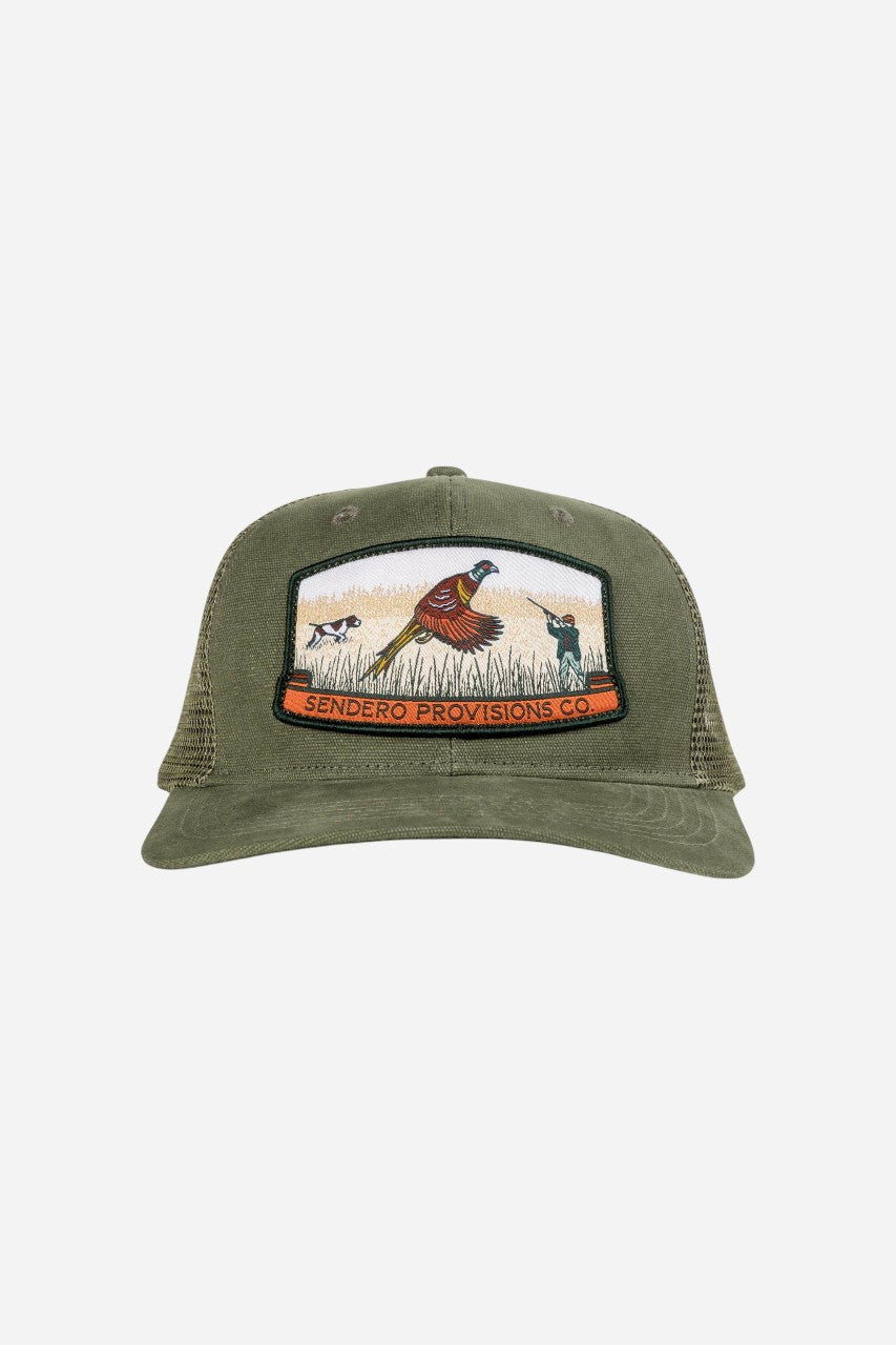 Sendero Bird Hunter Hat Jalapeno/Olive – front view