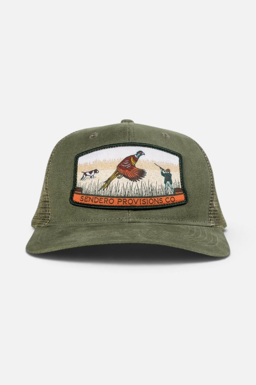 Sendero Bird Hunter Hat Jalapeno/Olive – side view