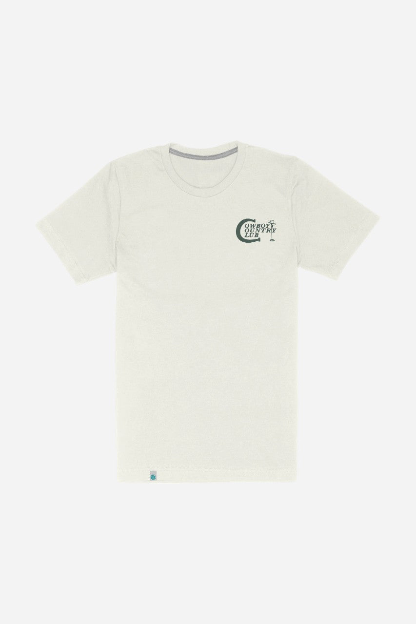 Sendero Cowboy Country Club T-Shirt White – back view