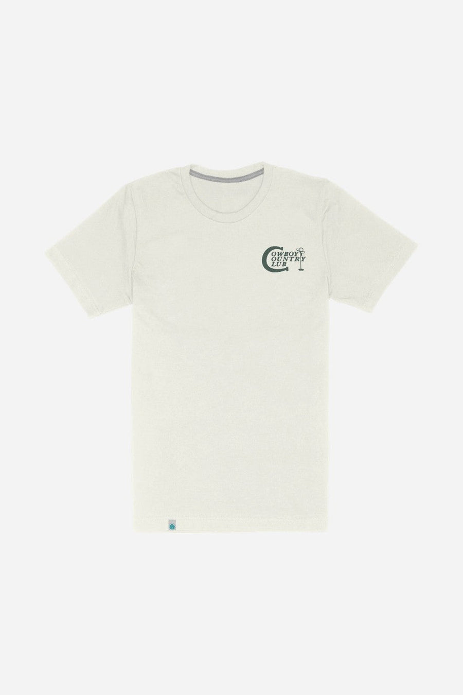 Sendero Cowboy Country Club T-Shirt White – side view