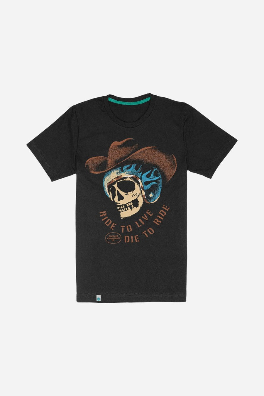 Sendero Die To Ride T-Shirt Black – front view