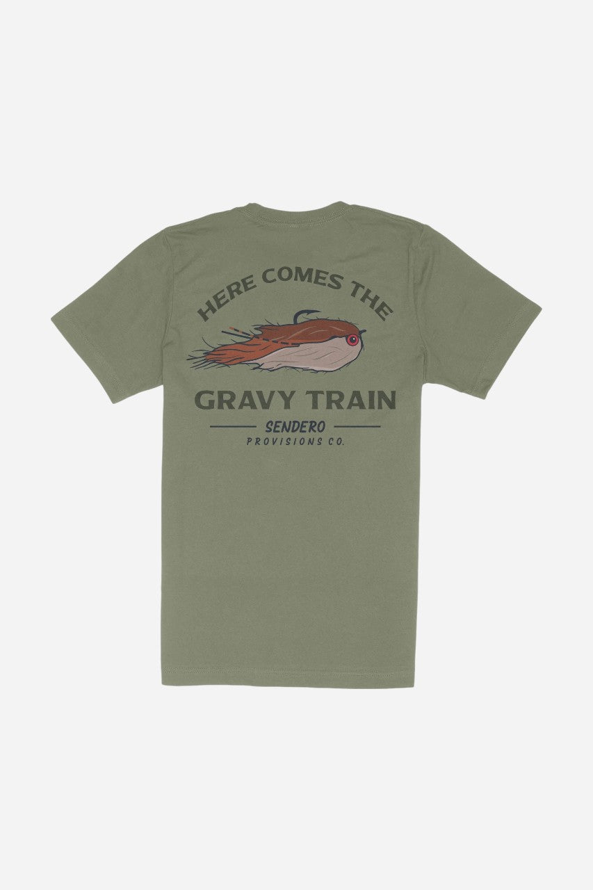 Sendero Gravy Train T-Shirt Sage – front view