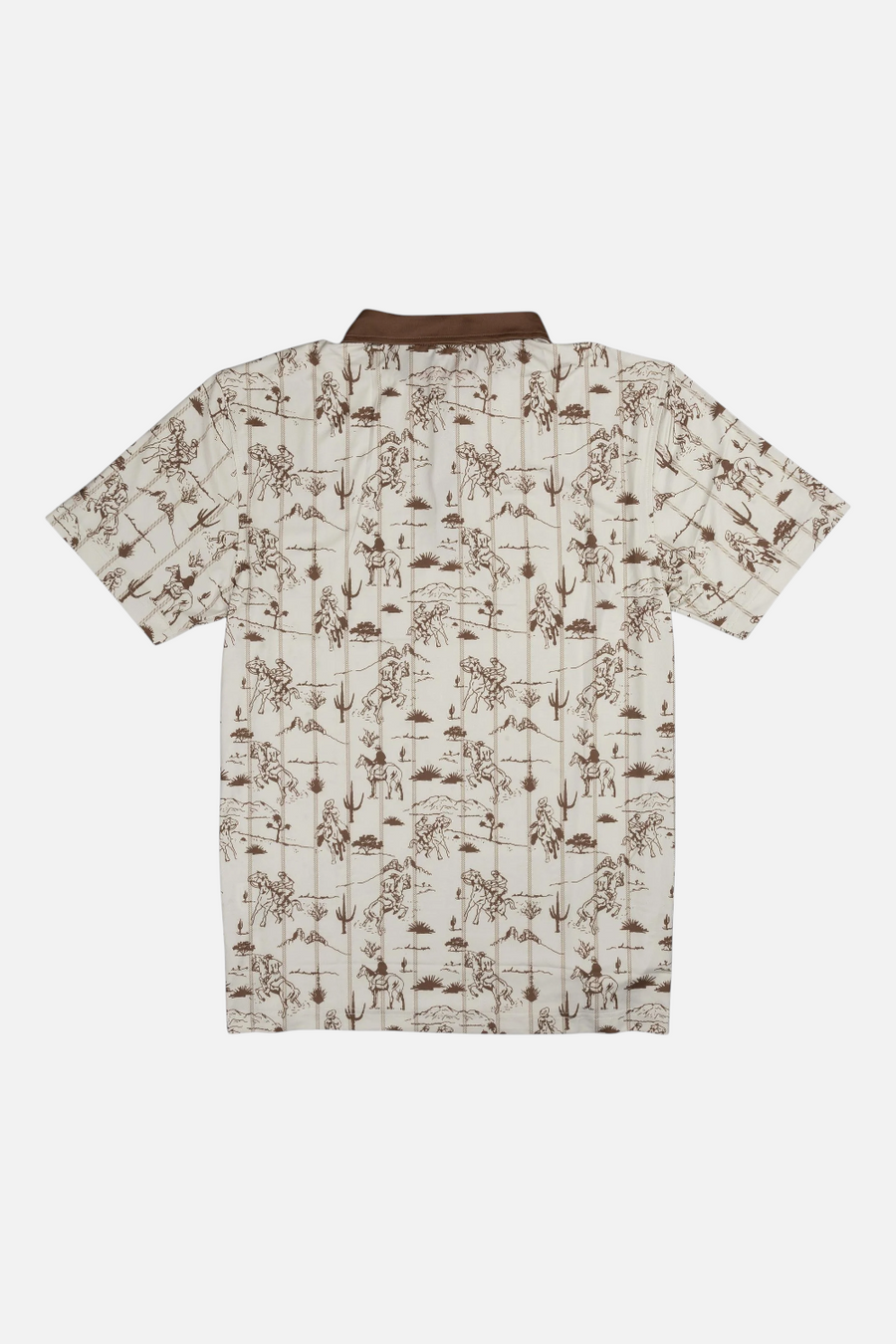 Sendero High Noon Performance Polo in Desert Rodeo – side view