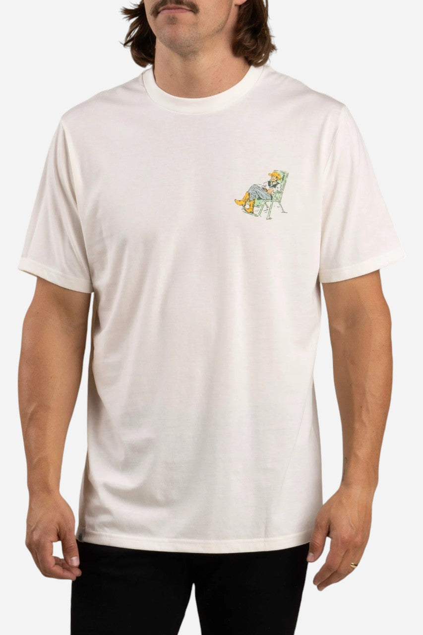 Sendero Oasis T-Shirt Vintage White – back view