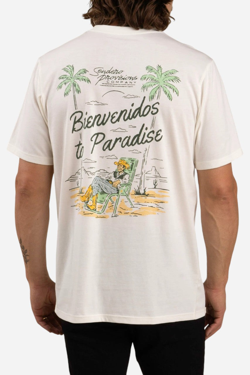 Sendero Oasis T-Shirt Vintage White – side view