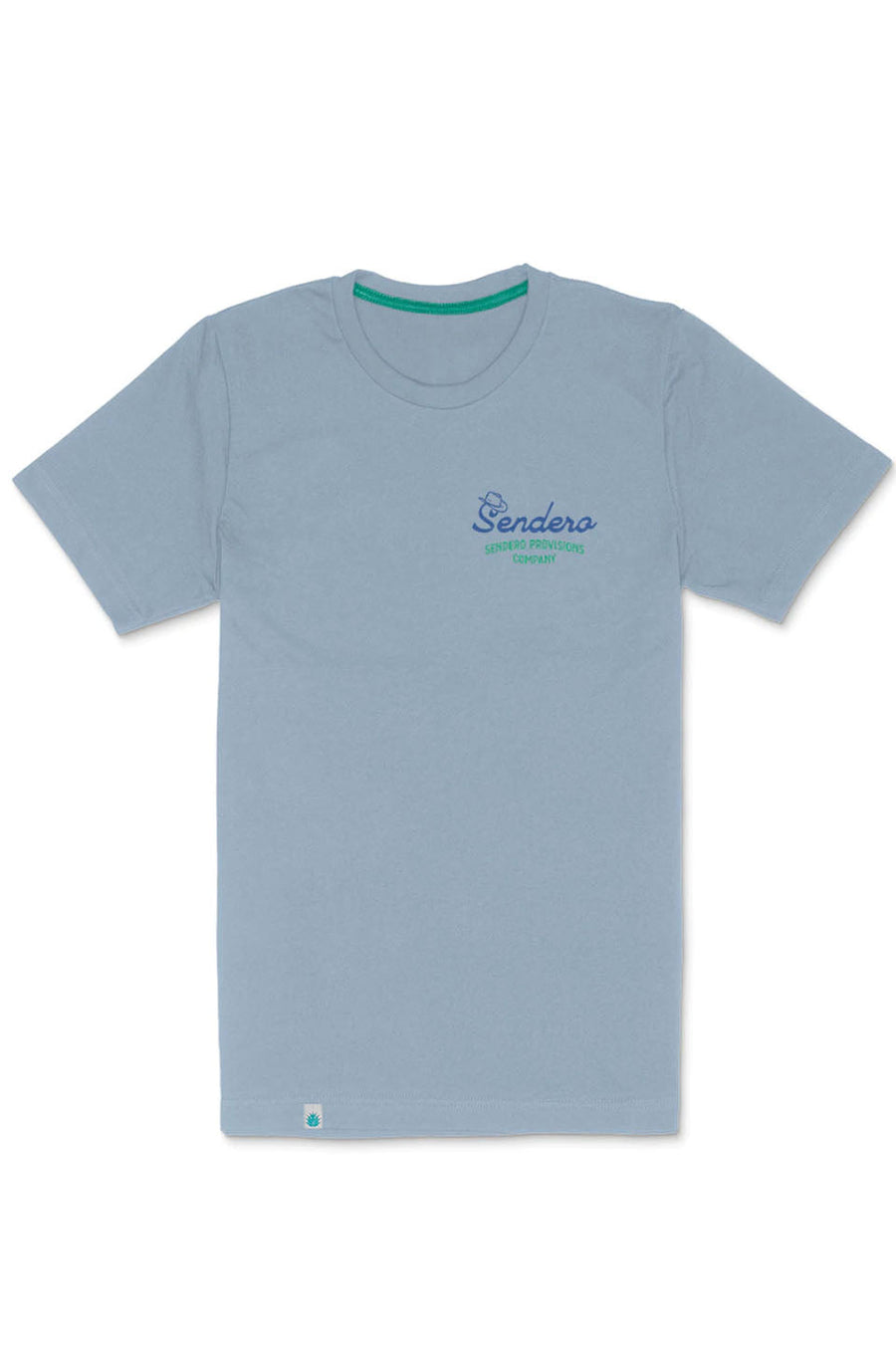 Sendero Provisions Agave De Sendero Tee in Big Sky Blue – back view