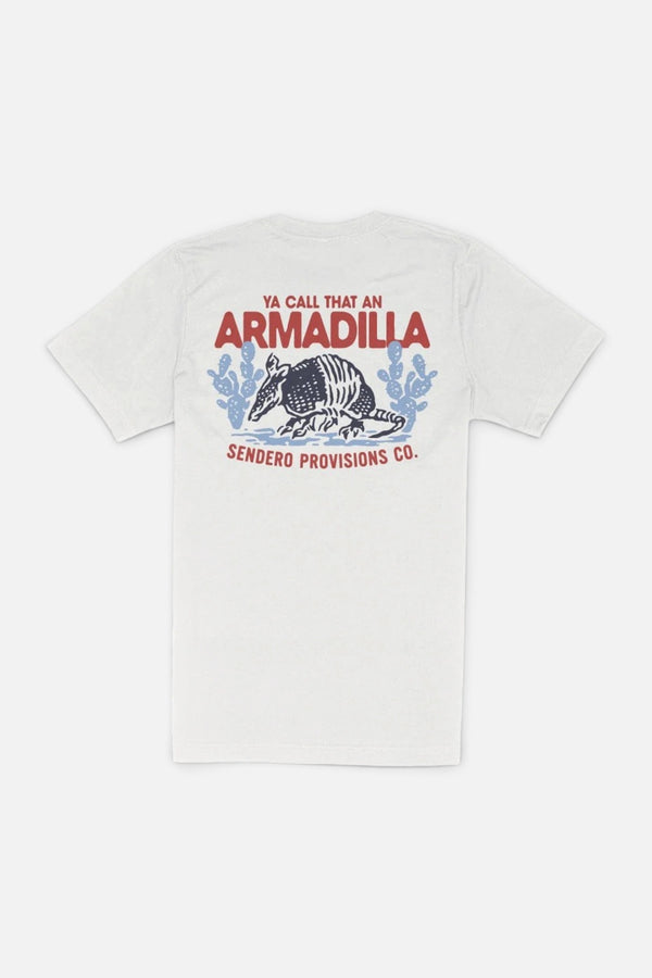 Sendero Provisions Armadilla T-Shirt in Vintage White
