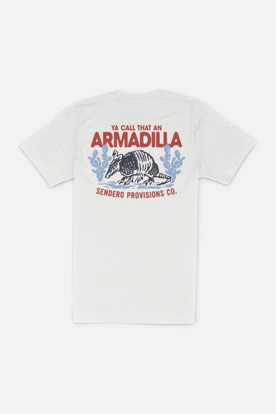 Sendero Provisions Armadilla T-Shirt in Vintage White – front view