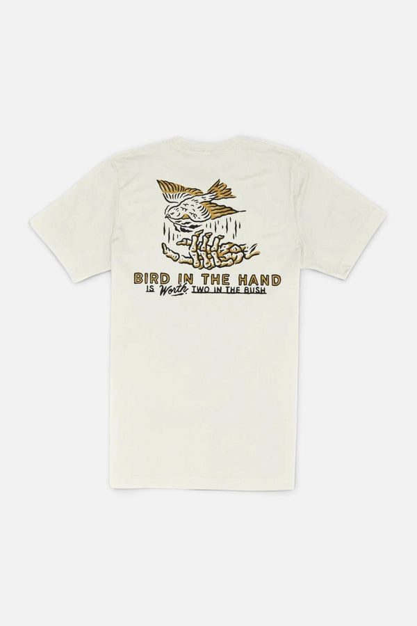 Sendero Provisions Bird In The Hand Tee in Vintage White