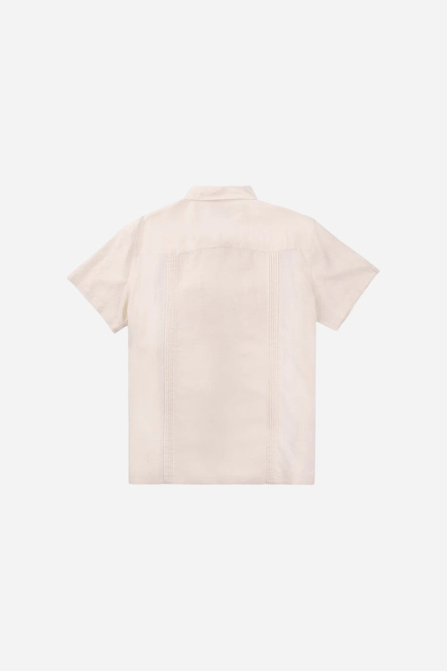 Sendero Provisions Caballero Guayabera in Vintage White – back view