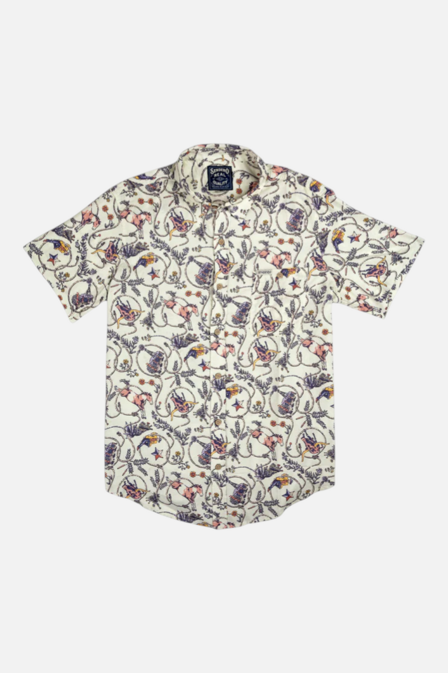 Sendero Provisions City Slicker Button Up Short Sleeve in High Lonesome – side view