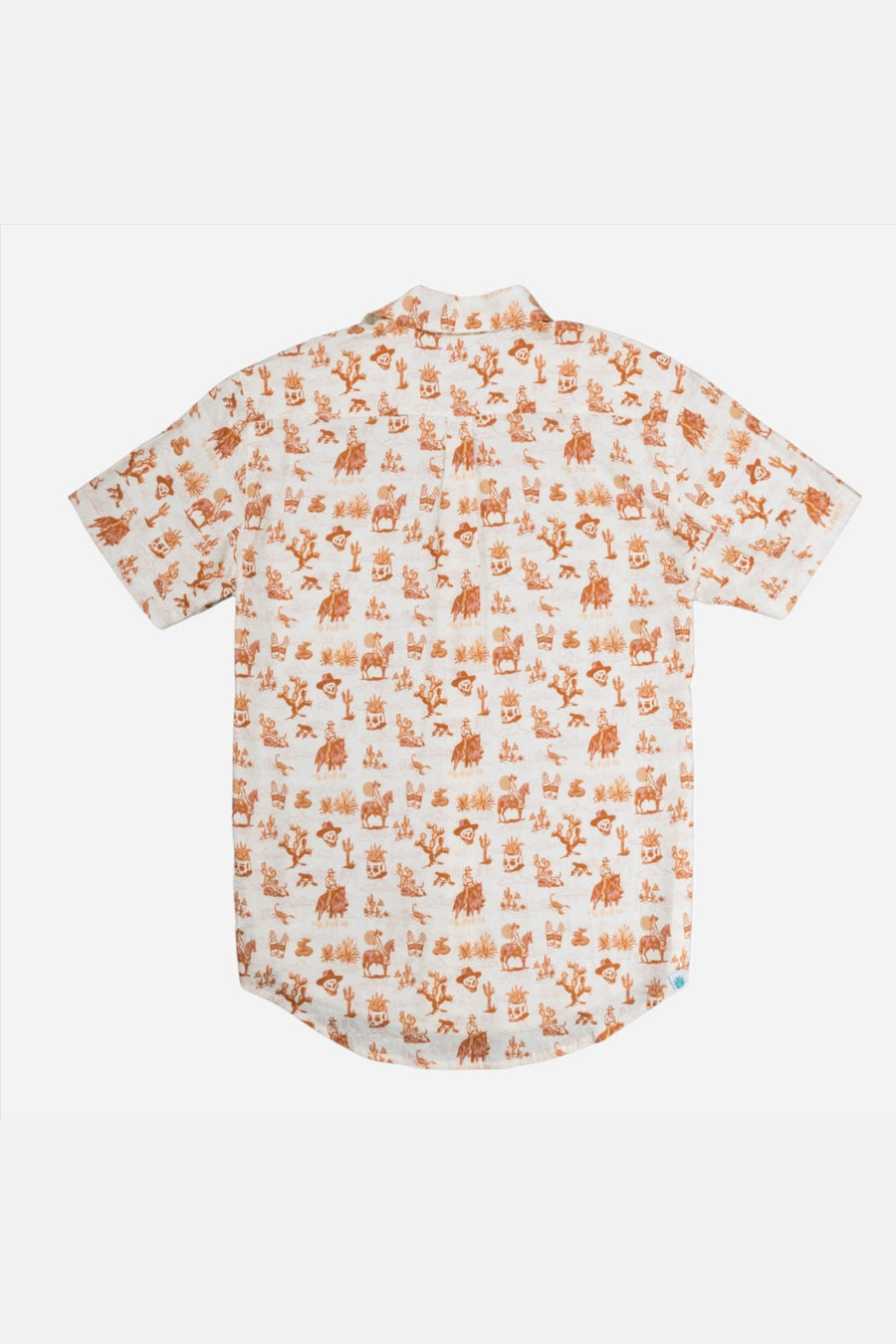 Sendero Provisions City Slicker Button Up Short Sleeve Shirt in Muertos – back view