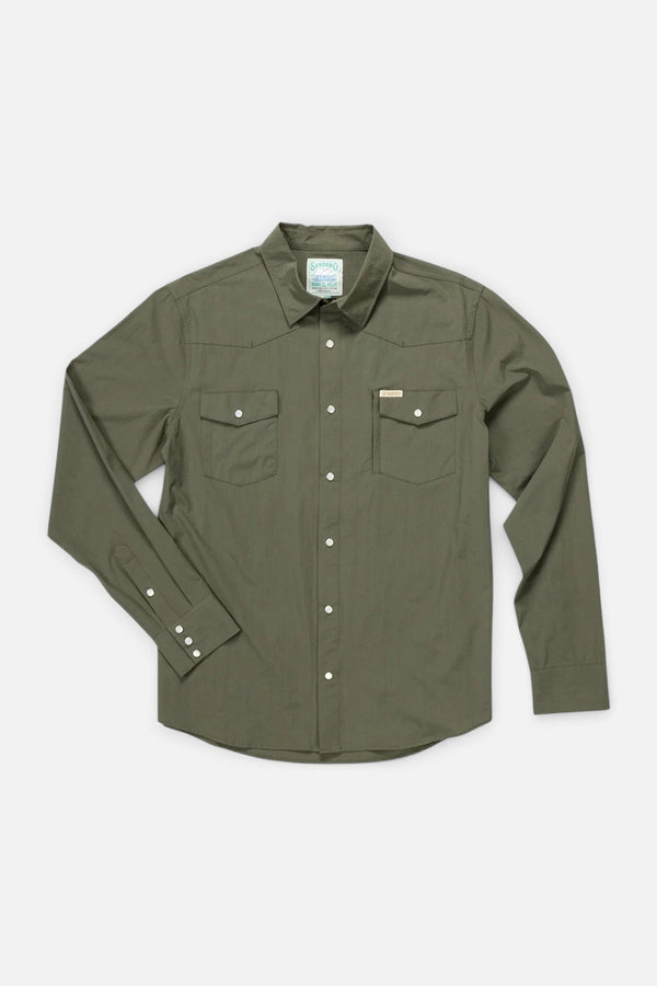 Sendero Provisions Confluence Tech Shirt in Desert Sage