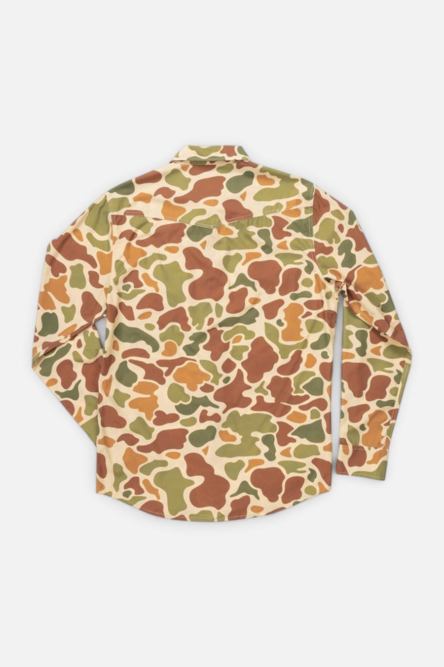 Sendero Provisions Confluence Tech Shirt in Field Camo – back view