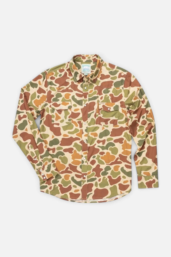 Sendero Provisions Confluence Tech Shirt in Field Camo