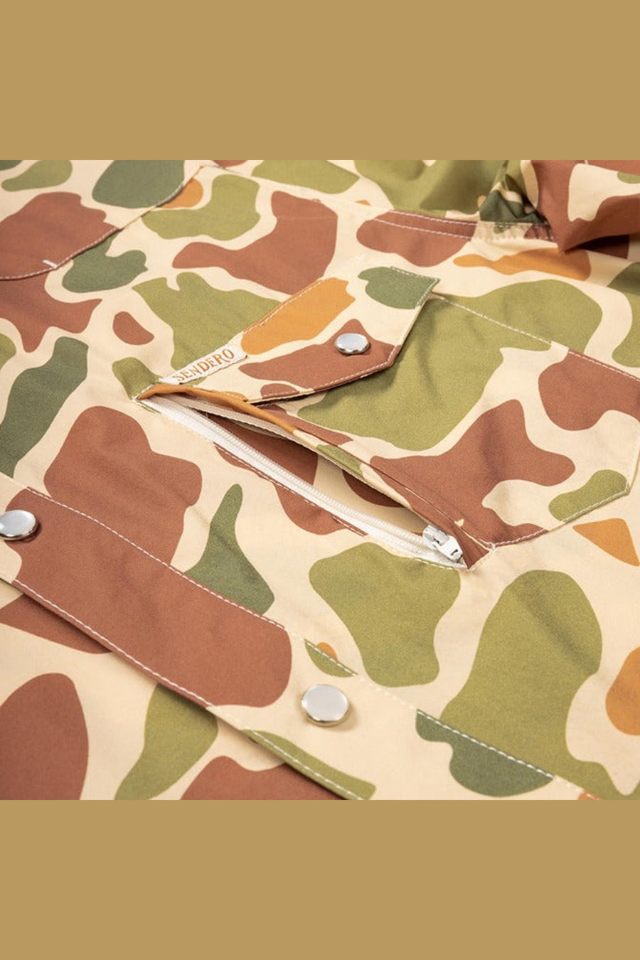 Sendero Provisions Confluence Tech Shirt in Field Camo – side view