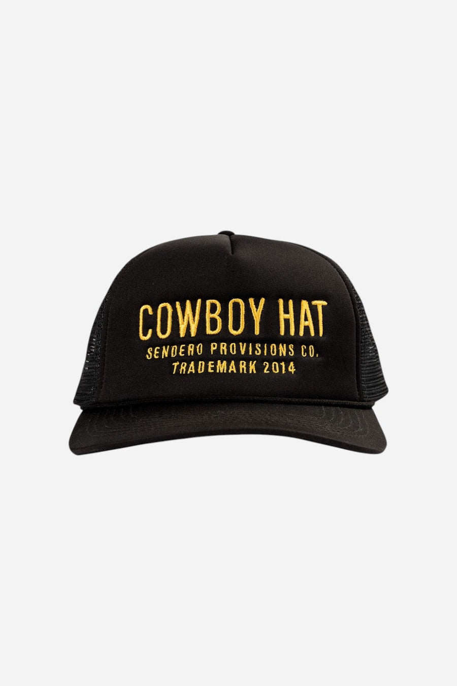 Sendero Provisions Cowboy Hat in Black Gold – detail