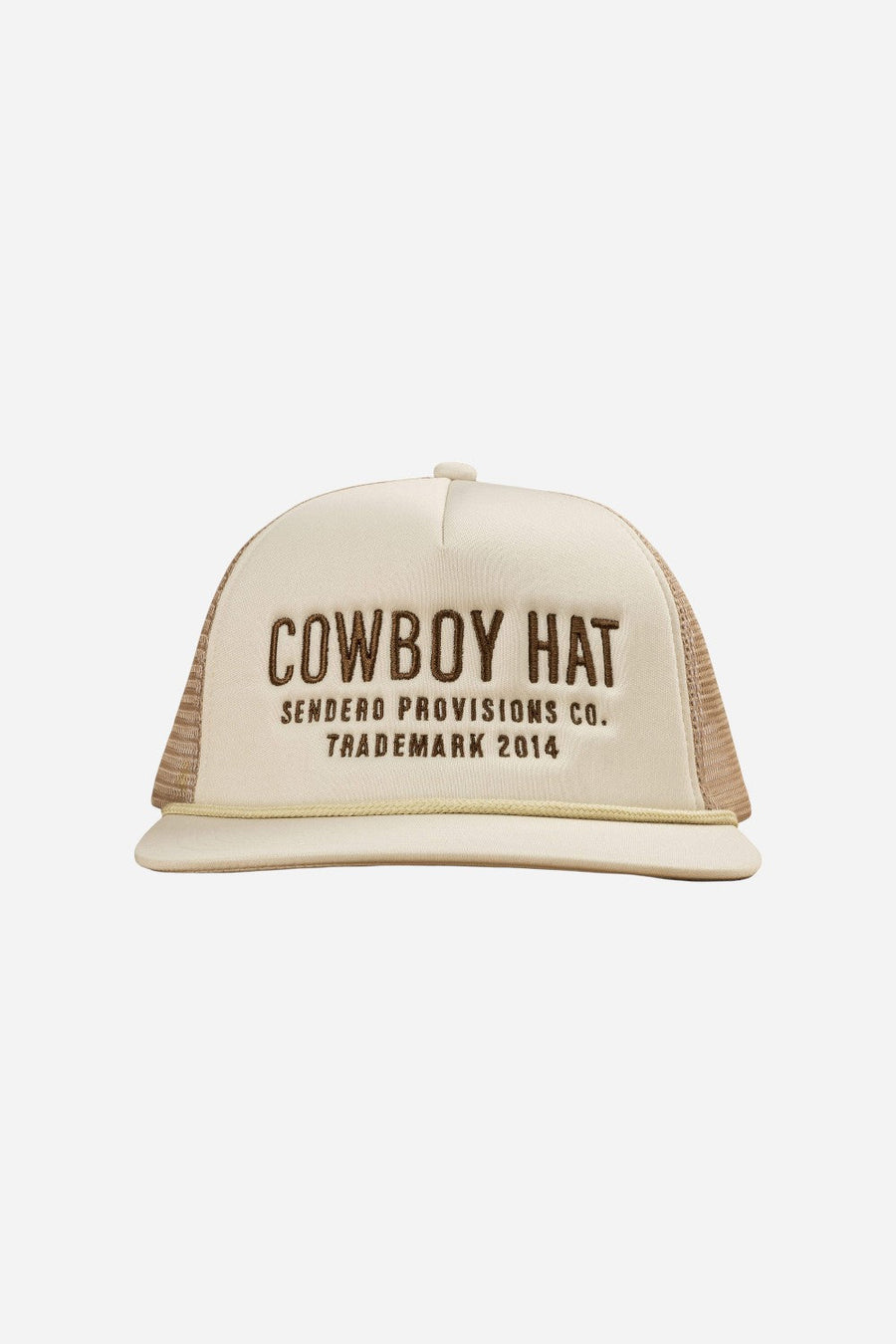 Sendero Provisions Cowboy Hat in Cream – detail