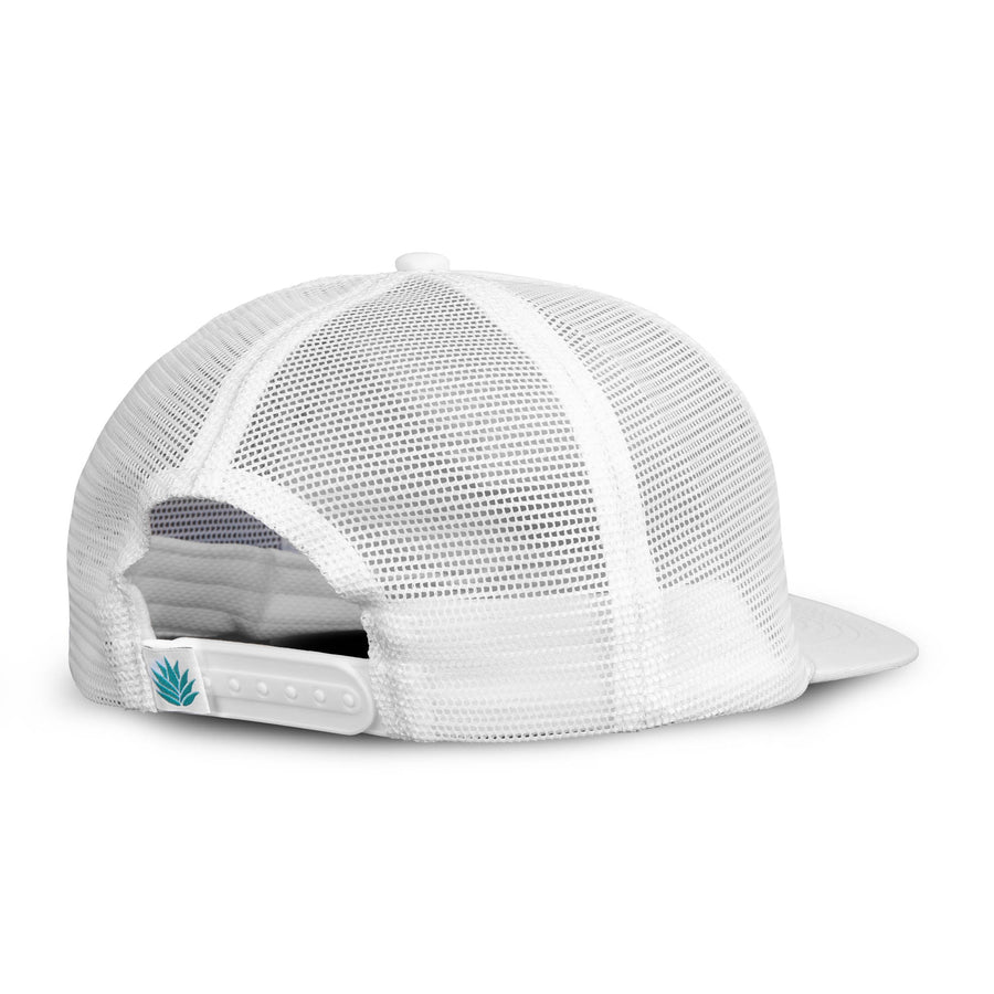 Sendero Provisions Cowboy Hat in White/Red/Blue – back view