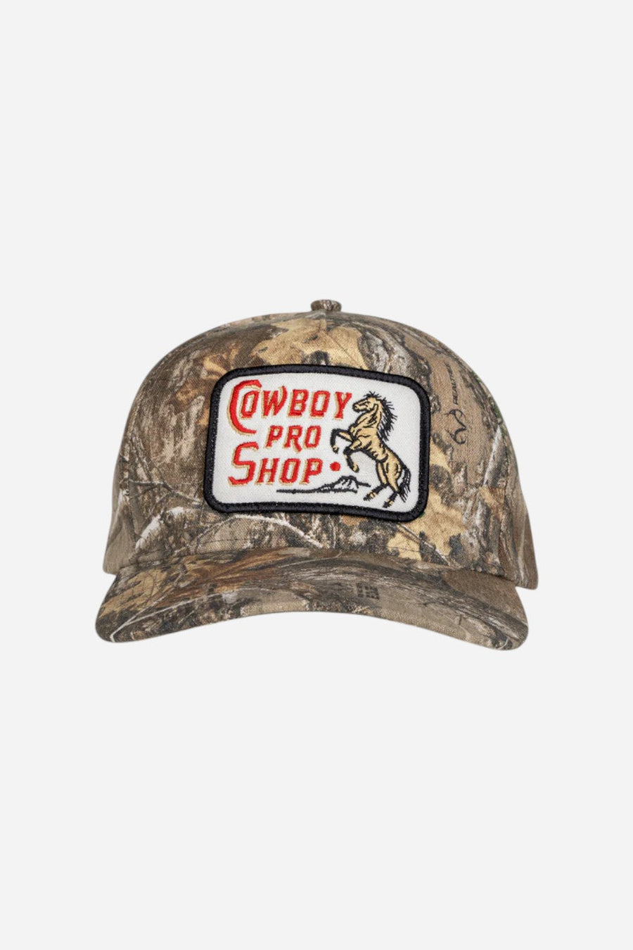 Sendero Provisions Cowboy Pro Shop Hat in Realtree Edge – front view