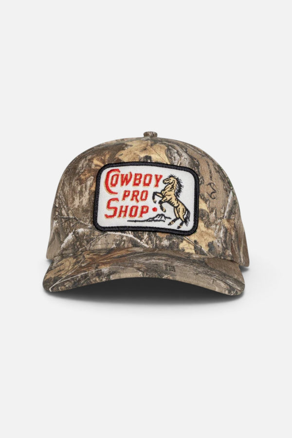 Sendero Provisions Cowboy Pro Shop Hat in Realtree Edge