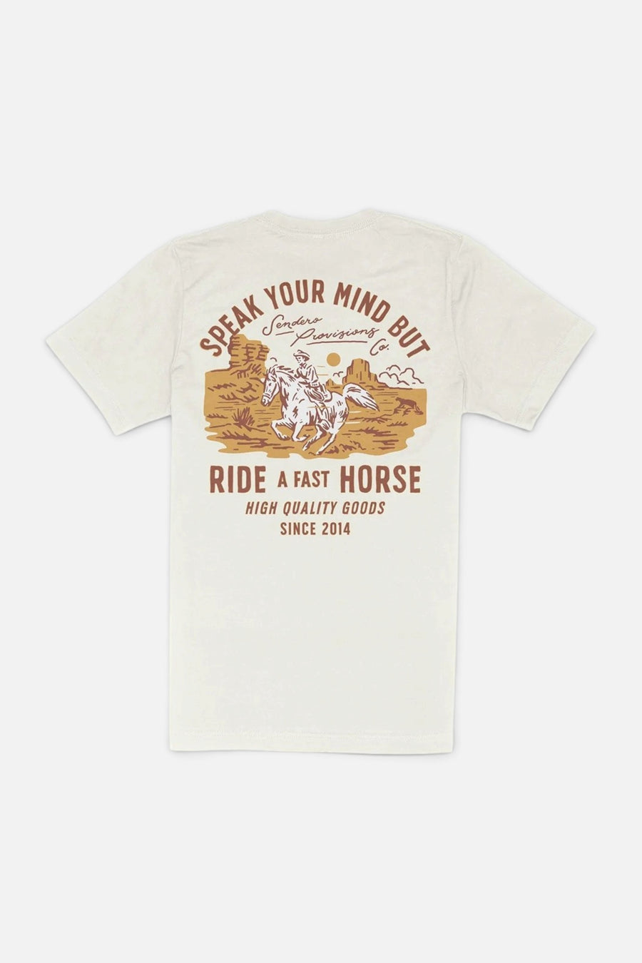 Sendero Provisions Fast Horse T-shirt – front view