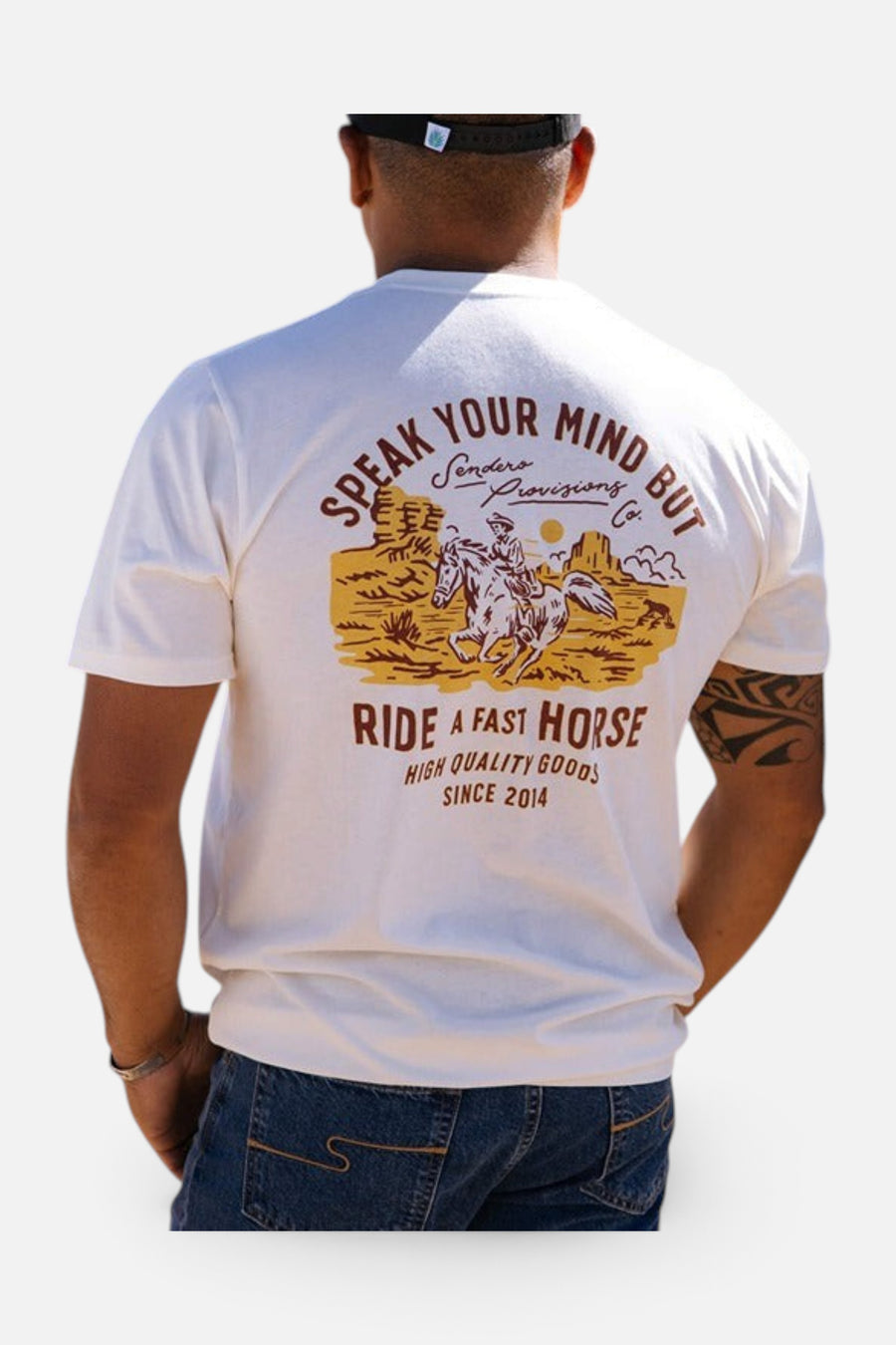 Sendero Provisions Fast Horse T-shirt – side view