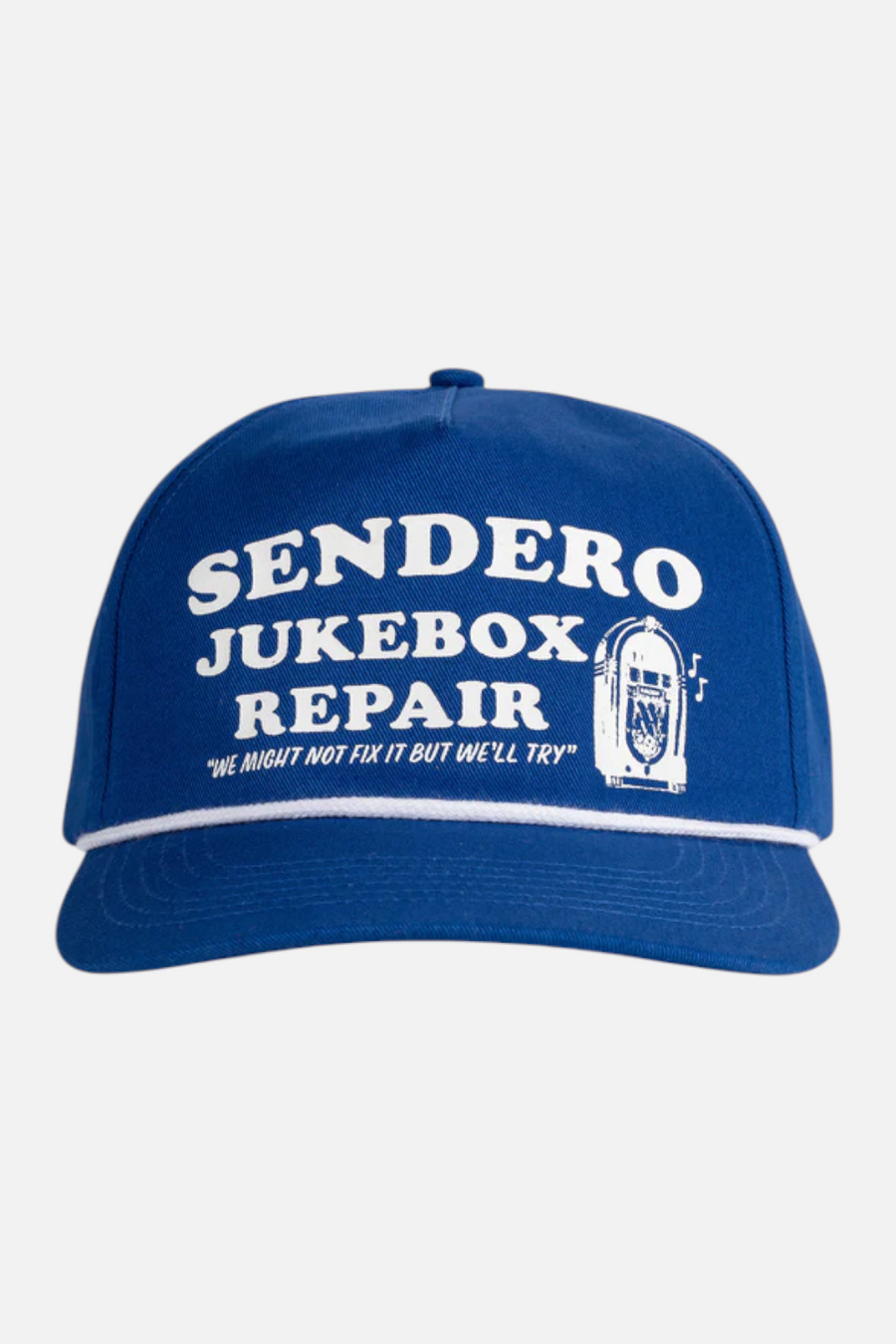 Sendero Provisions Jukebox Repair Hat in Blue – side view