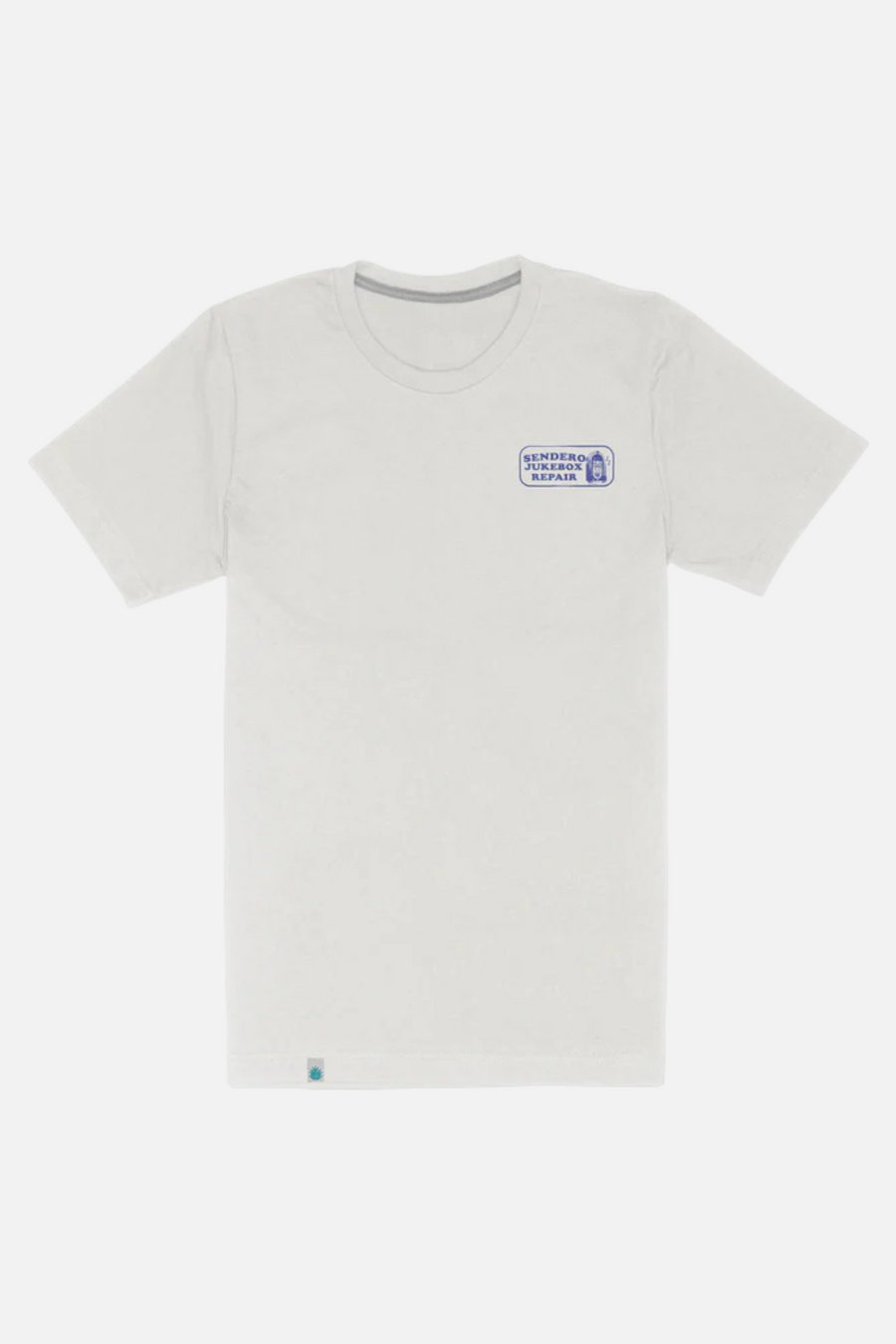 Sendero Provisions Jukebox Repair T-Shirt in White – back view