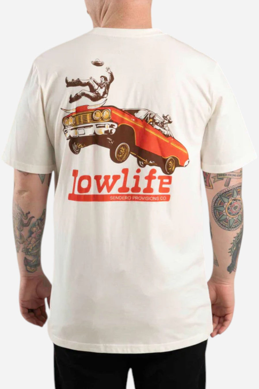 Sendero Provisions Lowlife T-Shirt – flat lay