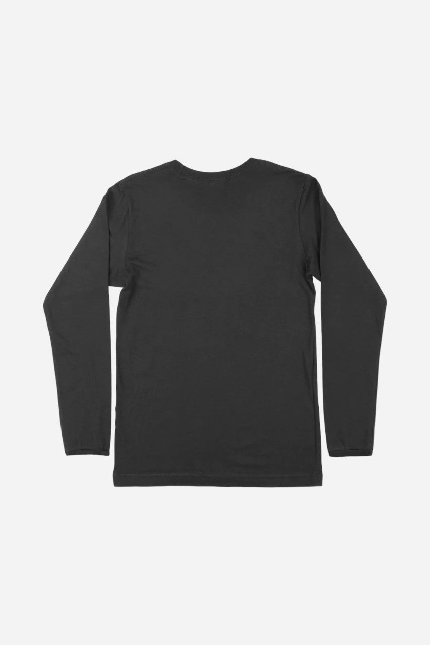 Sendero Provisions Quitado Longsleeve Tee, Vintage Black – back view