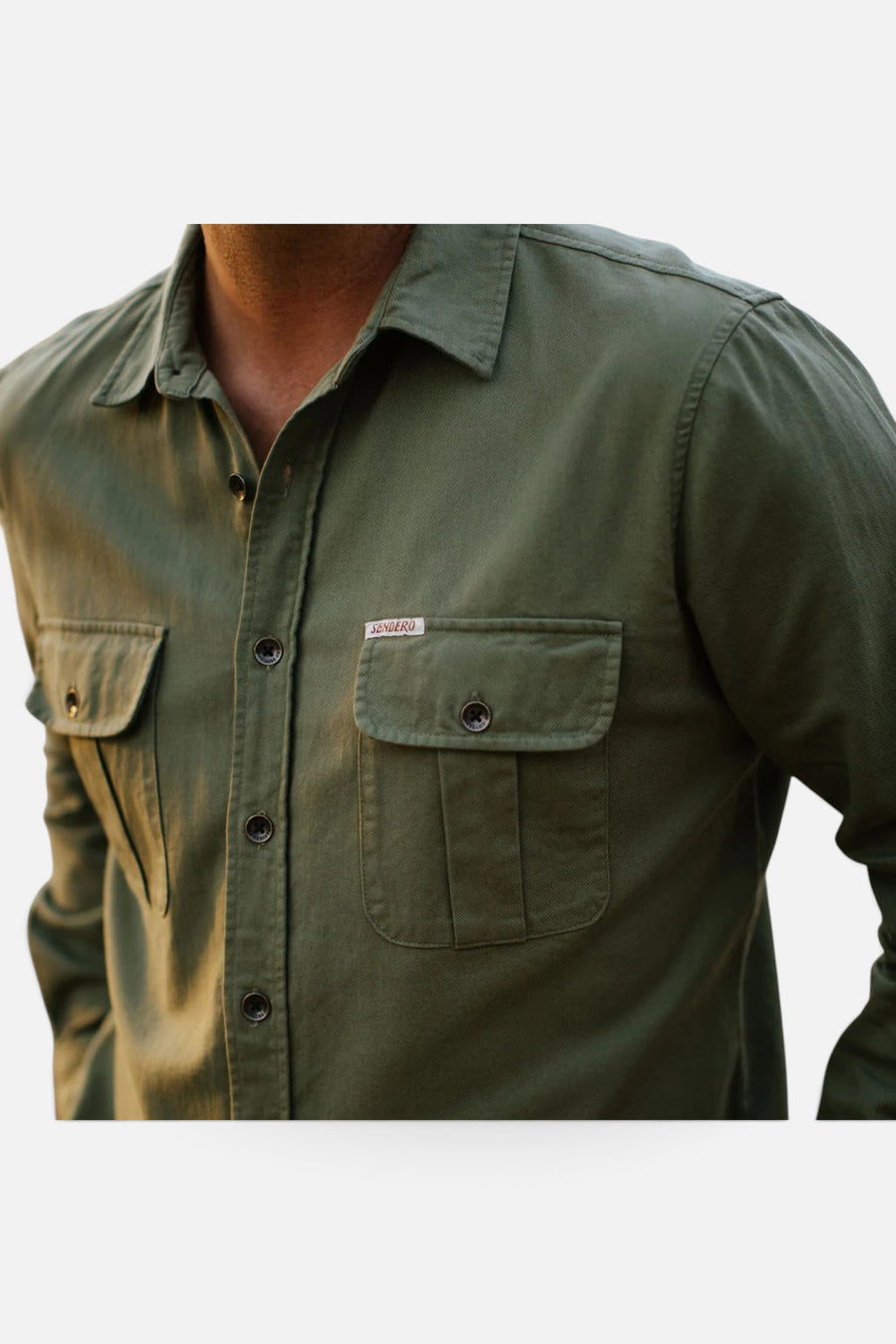 Sendero Provisions Sedona Shirt Desert Sage – flat lay