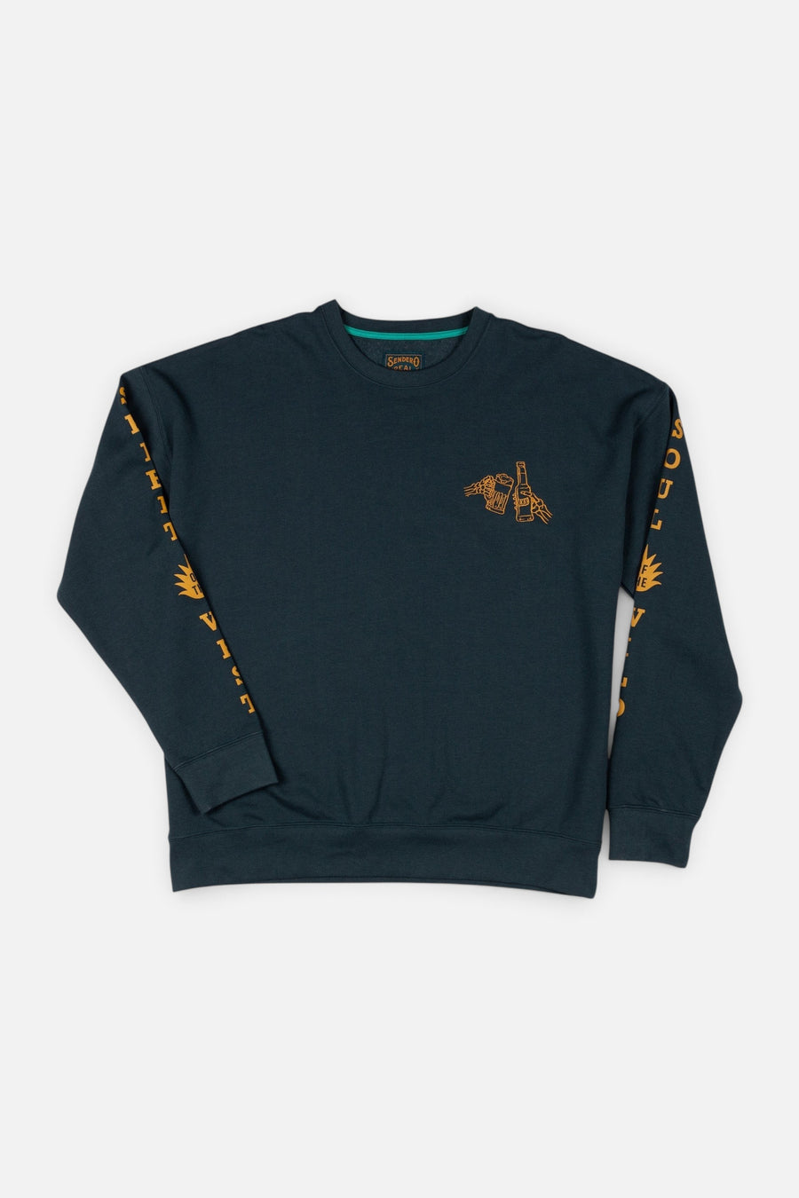 Sendero Provisions Shootin' Hand Sweatshirt Salud in Navy – back view