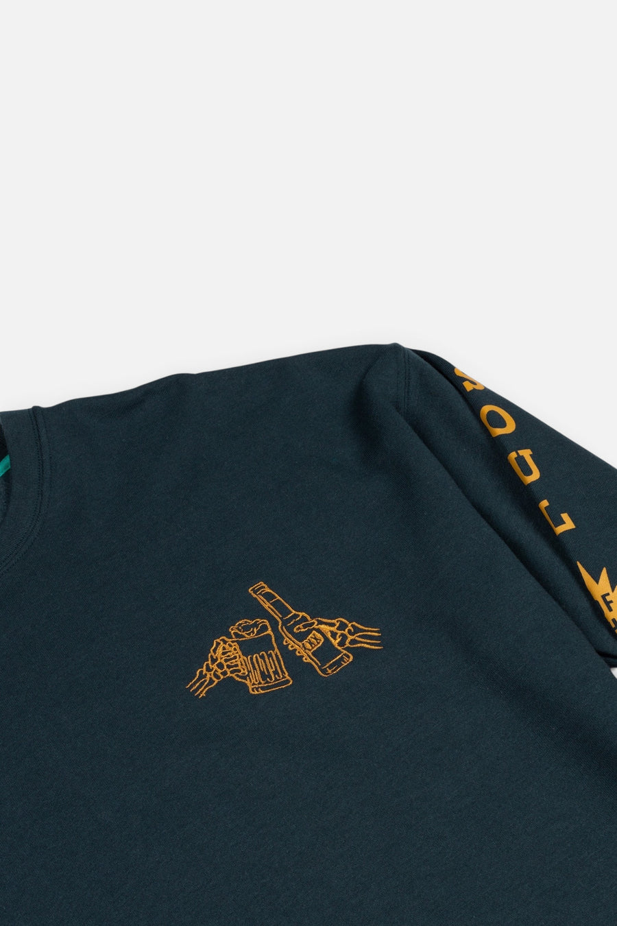 Sendero Provisions Shootin' Hand Sweatshirt Salud in Navy – side view