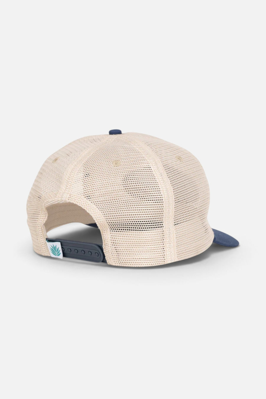 Sendero Provisions Supply Hat in Cream and Navy – back view