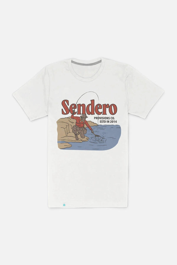 Sendero Provisions The Catch Tee in Vintage White