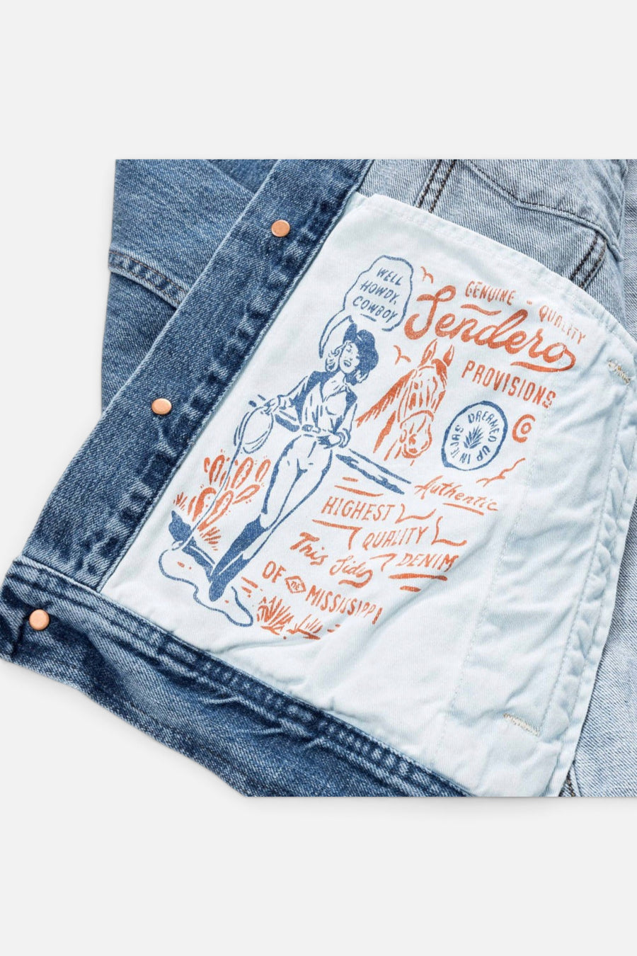 Sendero Provisions The Dean Denim Jacket – detail