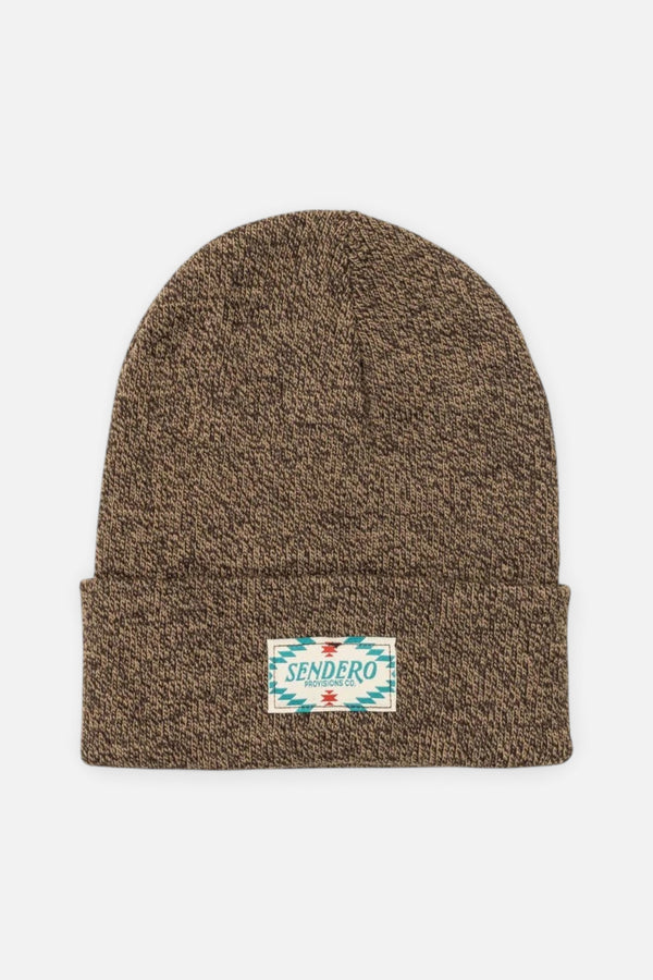 Sendero Provisions The Sendero Classic Beanie in Brown Sandstone