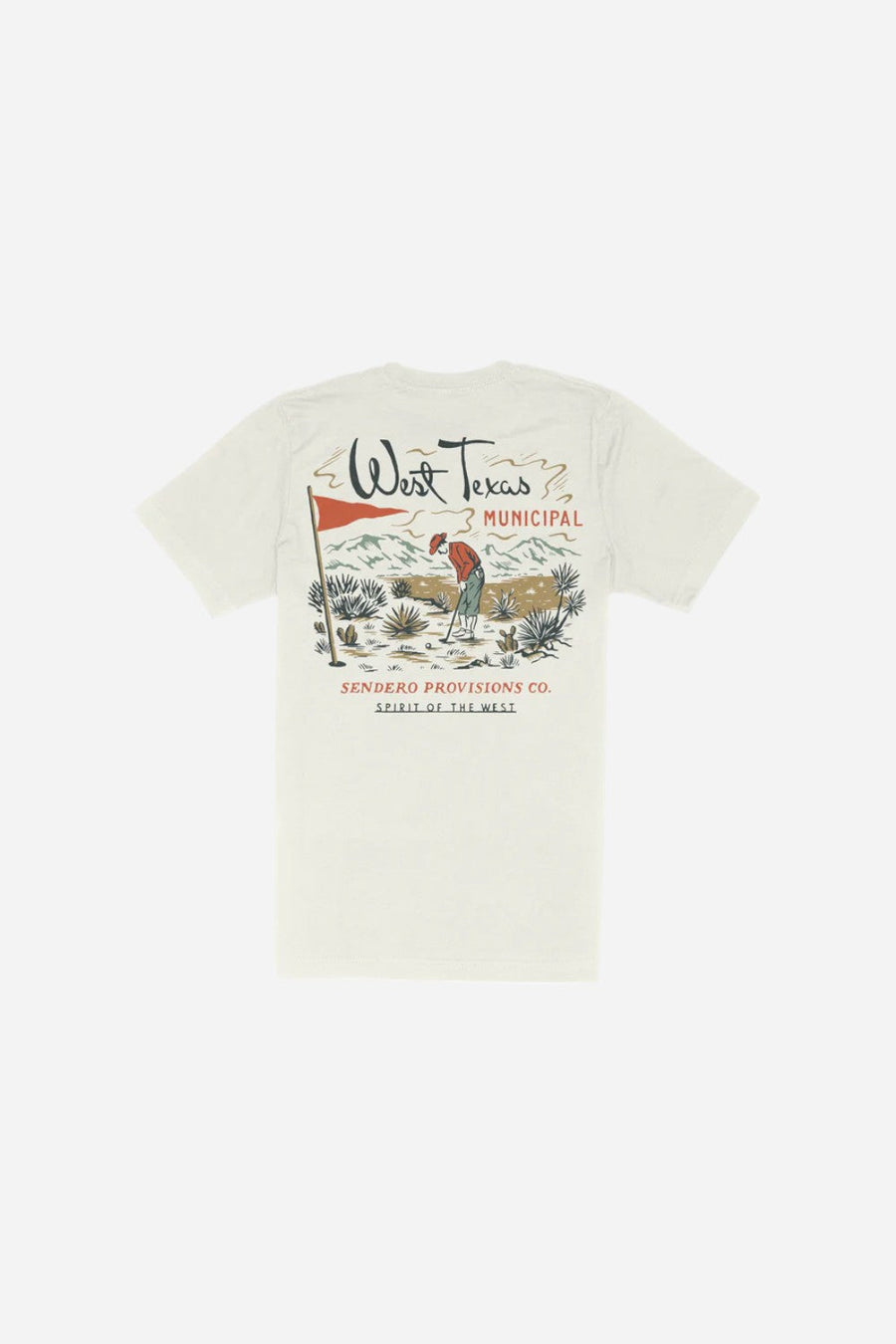Sendero Provisions West Texas Municipal T-Shirt – front view