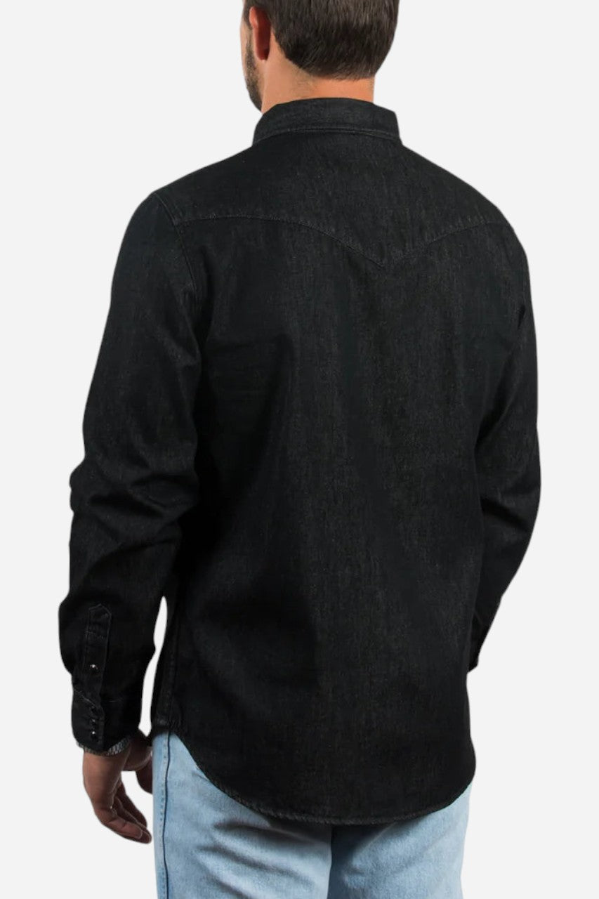 Sendero Provisions Wyatt Shirt Midnight Denim – back view