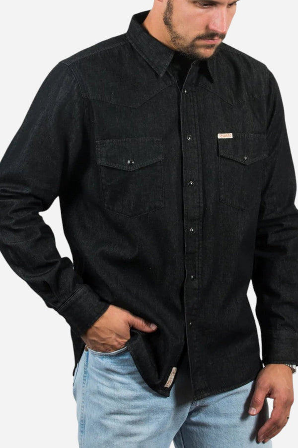 Sendero Provisions Wyatt Shirt Midnight Denim