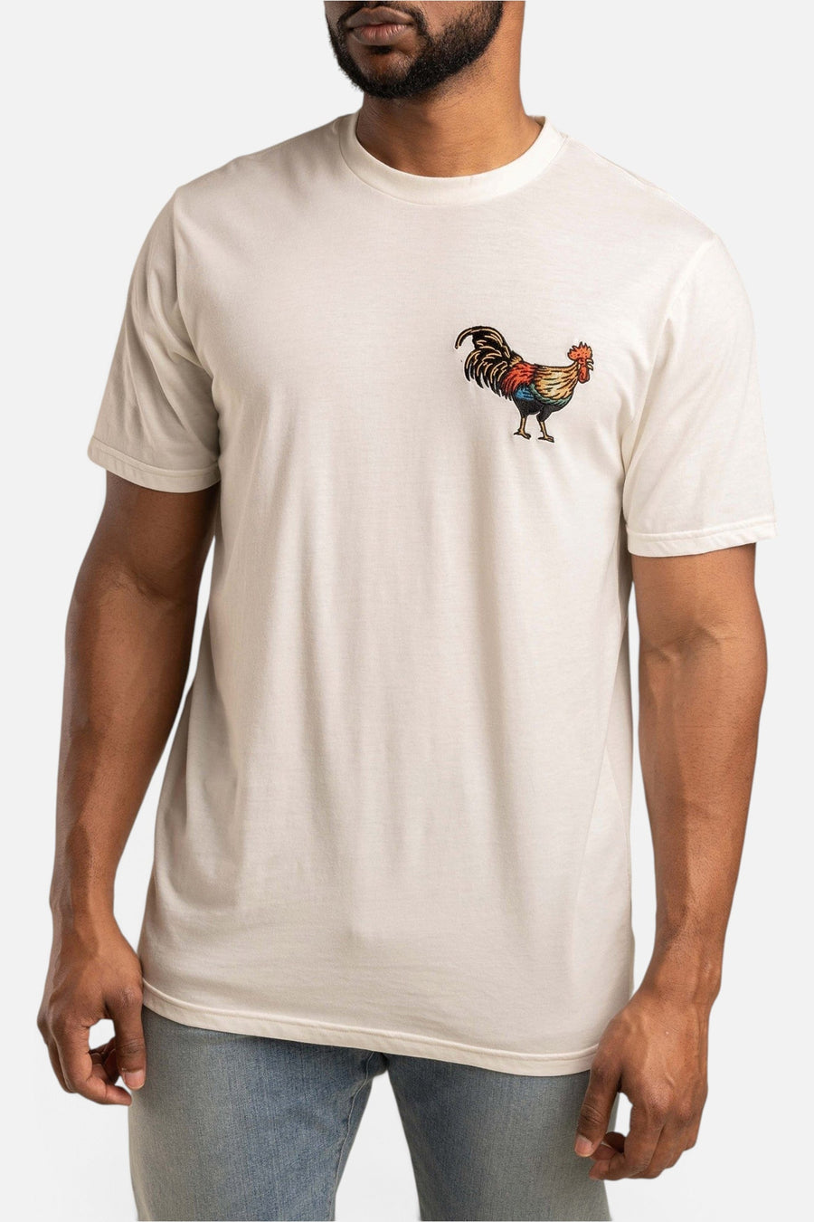 Sendero Provisions Yardbird T-Shirt in Vintage White – detail