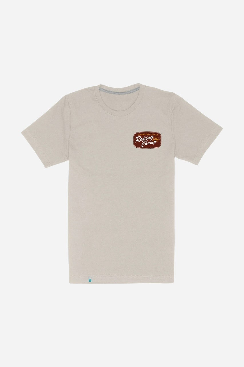 Sendero Roping Champ T-Shirt Sand – back view