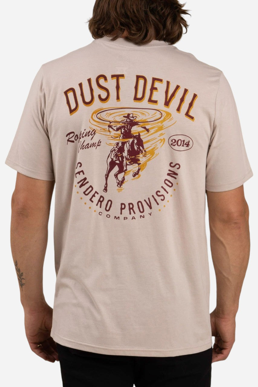 Sendero Roping Champ T-Shirt Sand – side view