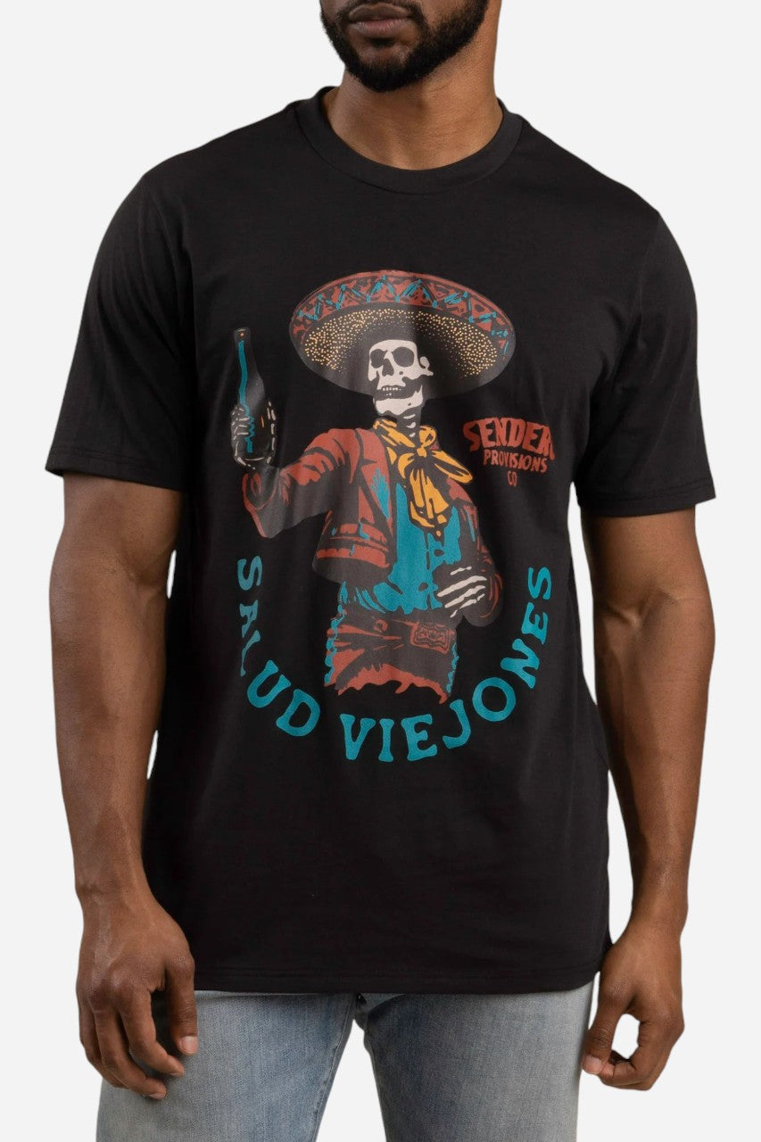 Sendero Viejones T-Shirt Black – back view