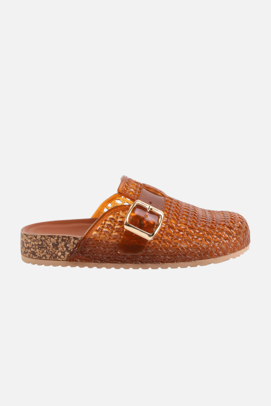 Seth Jelly Clog Mule in Caramel