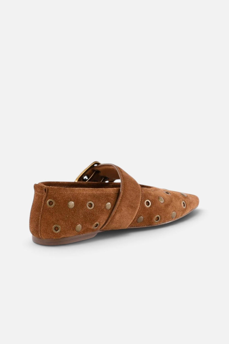 Seychelles Abbey Flat in Brown – three-quarter view